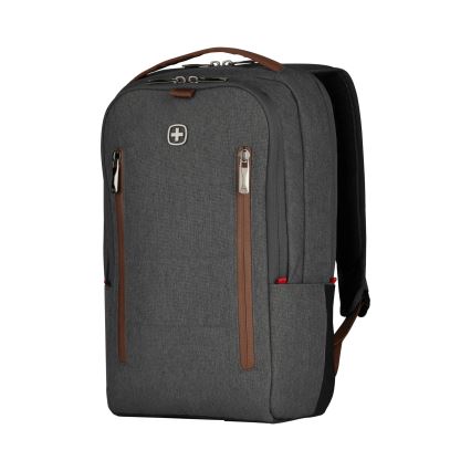 Wenger - Раница за лаптоп 15 l 16" с джоб за таблет 12" + crossbody bag Град Upgrade 2в1 сив