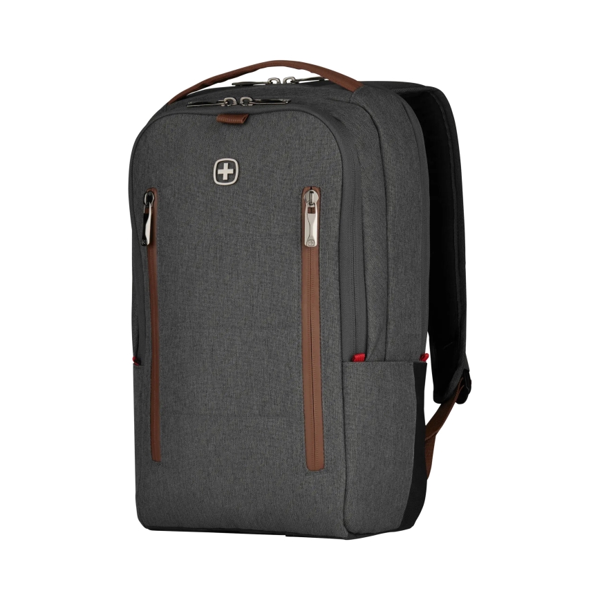 Wenger - Раница за лаптоп 15 l 16" с джоб за таблет 12" + crossbody bag Град Upgrade 2в1 сив