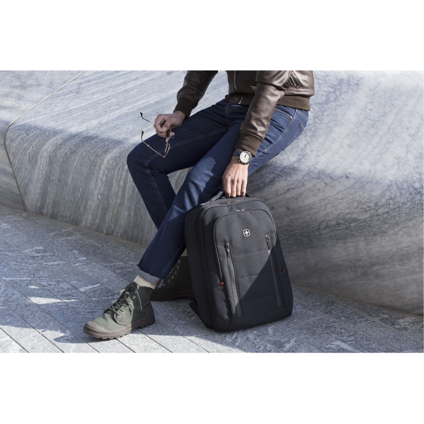 Wenger - Раница за лаптоп 16 l 16" с джоб за таблет 12" Град Traveler черен