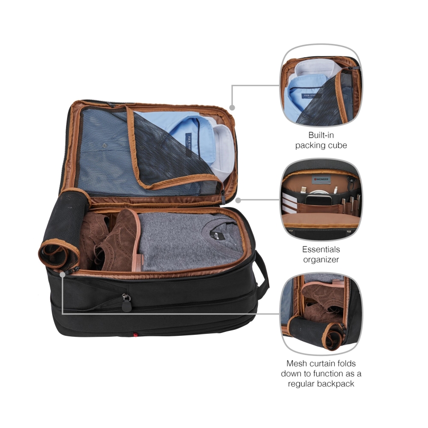 Wenger - Раница за лаптоп 16 l 16" с джоб за таблет 12" Град Traveler черен