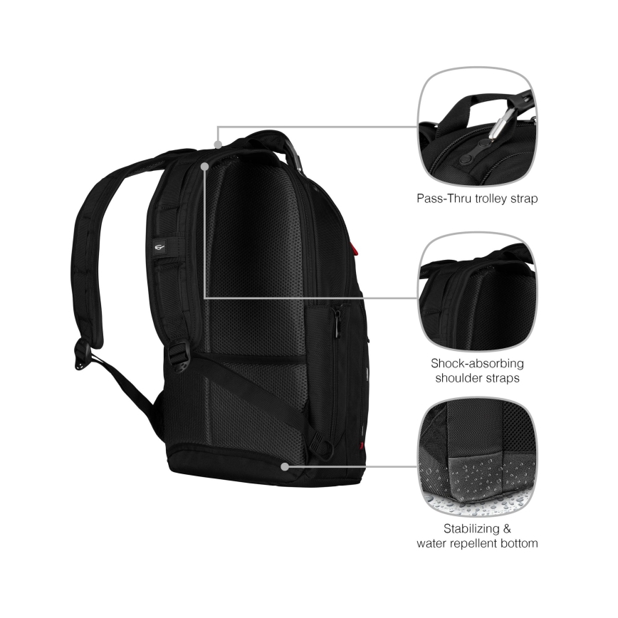 Wenger - Раница за лаптоп 20 l 15" с джоб за таблет 10" Gigabyte черен
