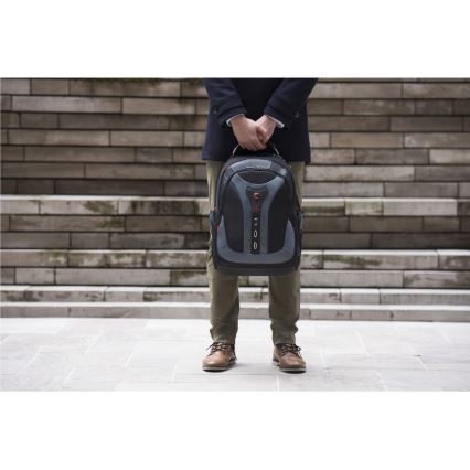 Wenger - Раница за лаптоп 25 l 17" с джоб за таблет 12" Pegasus черен/сив