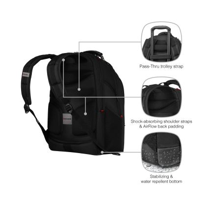 Wenger - Раница за лаптоп 26 l 17 с джоб за таблет 10 Ibex Ballistic Deluxe