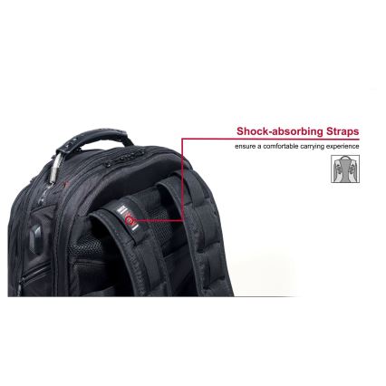 Wenger - Раница за лаптоп 26 l 17 с джоб за таблет 10 Ibex Ballistic Deluxe