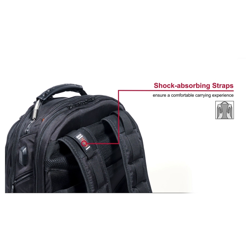Wenger - Раница за лаптоп 26 l 17 с джоб за таблет 10 Ibex Ballistic Deluxe