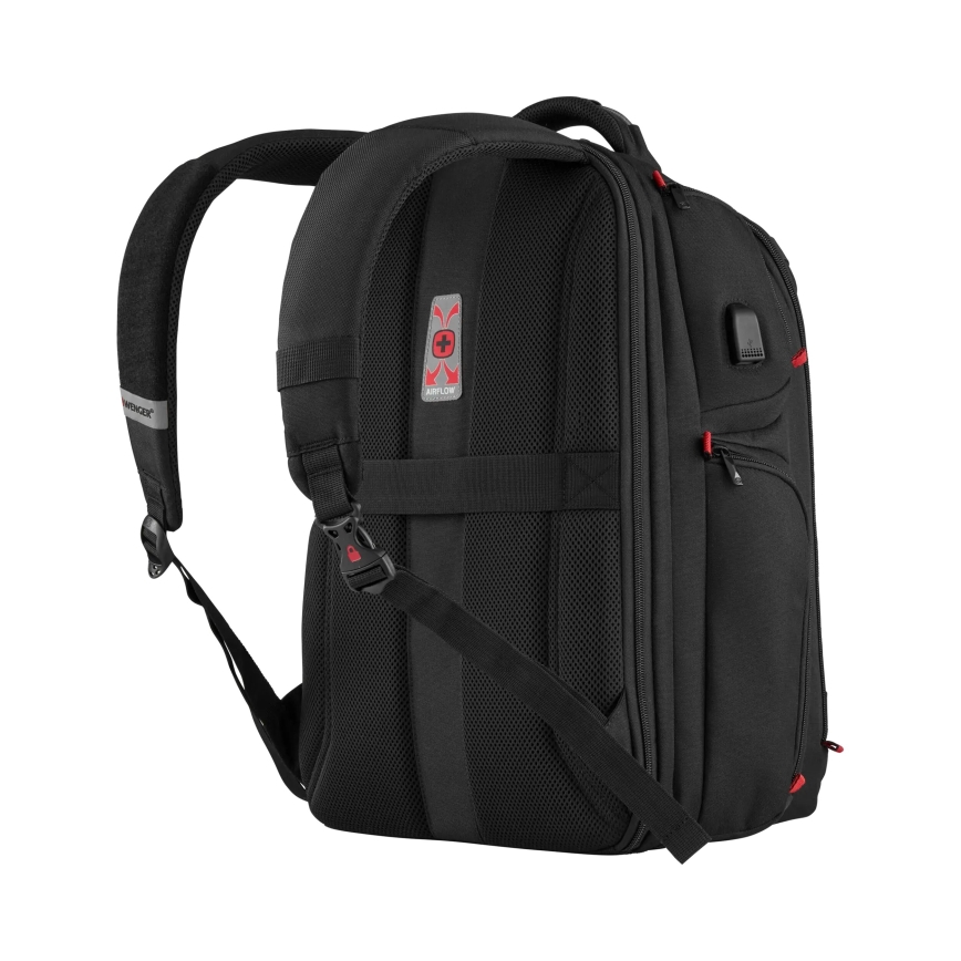 Wenger - Раница за лаптоп 29 l 17,3'' с джоб за таблет 12" Плейър One черен
