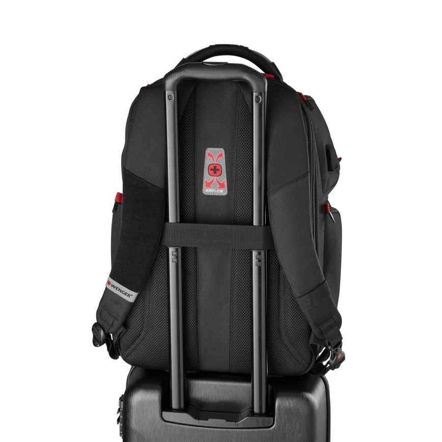 Wenger - Раница за лаптоп 29 l 17,3'' с джоб за таблет 12" Плейър One черен