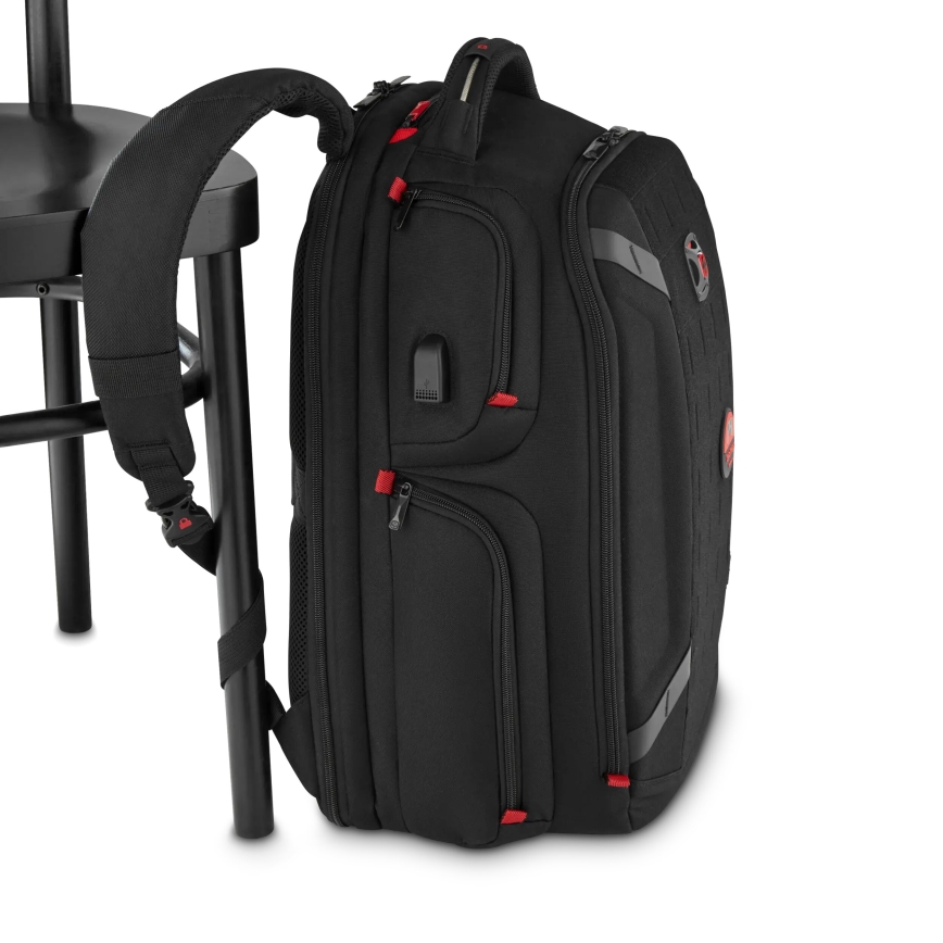 Wenger - Раница за лаптоп 29 l 17,3'' с джоб за таблет 12" Плейър One черен