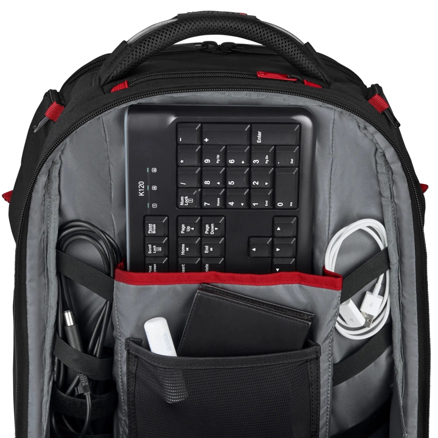 Wenger - Раница за лаптоп 29 l 17,3'' с джоб за таблет 12" Плейър One черен