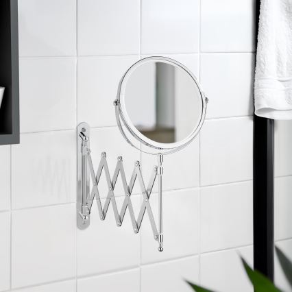 WENKO 15165100 - Козметично огледало EXCLUSIVE 19x38,5 см лъскав хром