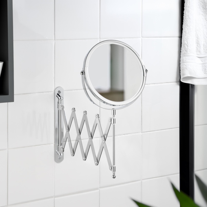 WENKO 15165100 - Козметично огледало EXCLUSIVE 19x38,5 см лъскав хром