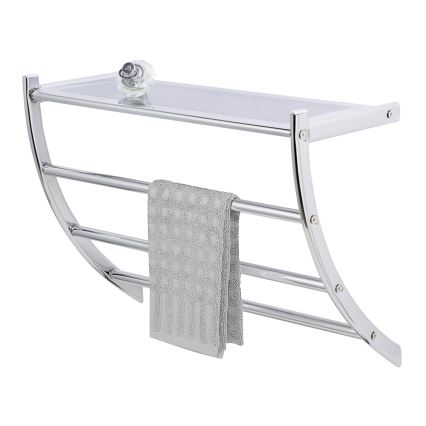 WENKO 15578100 - Стойка за кърпи PESCARA 56x46 cm лъскав хром
