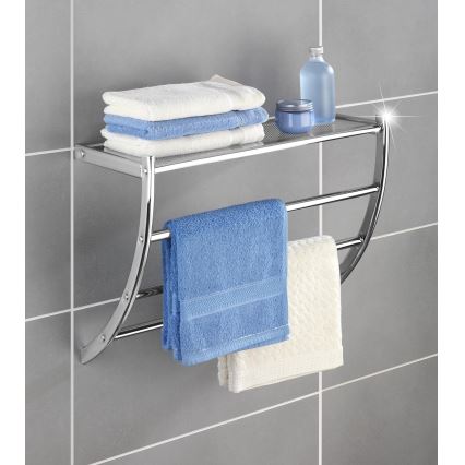 WENKO 15578100 - Стойка за кърпи PESCARA 56x46 cm лъскав хром