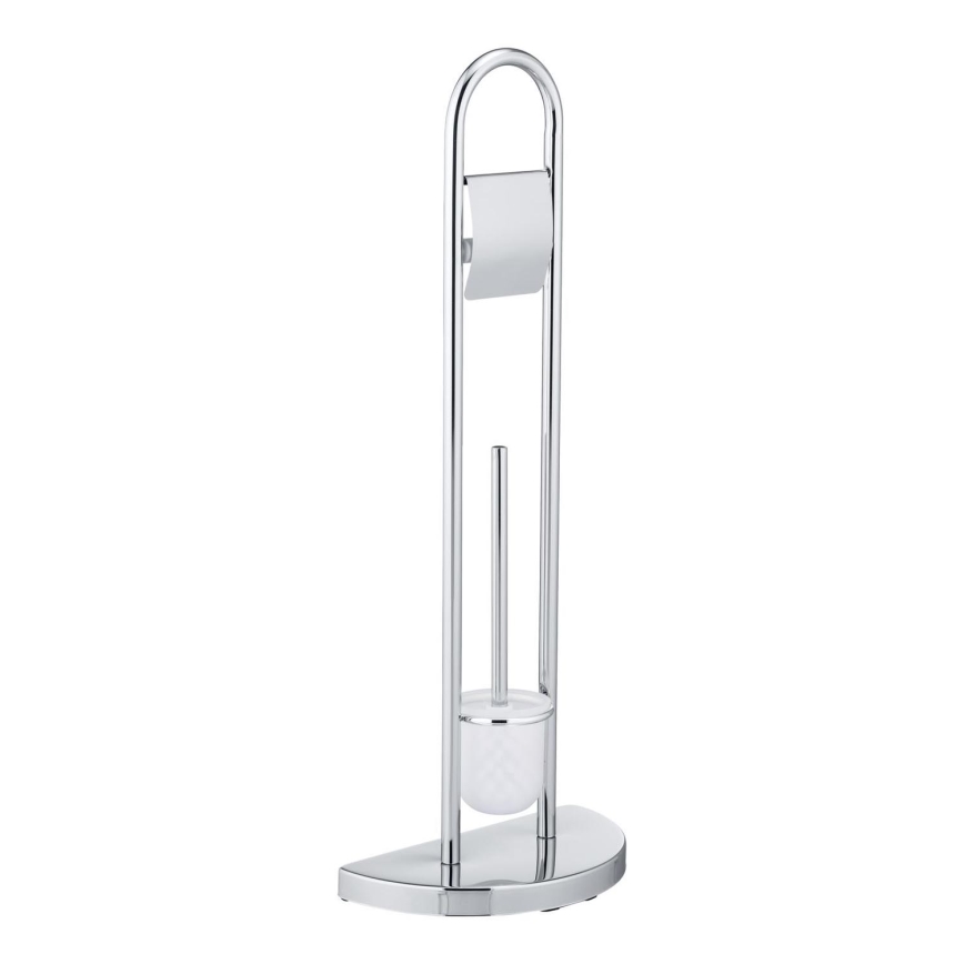 WENKO 16608100 - WC четка COSENZA 33x84 cm лъскав хром/сатен