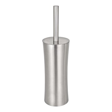 WENKO 16742100 - Четка за тоалетна PIENO 10x37,5 cm неръждаема стомана/сатинирано покритие