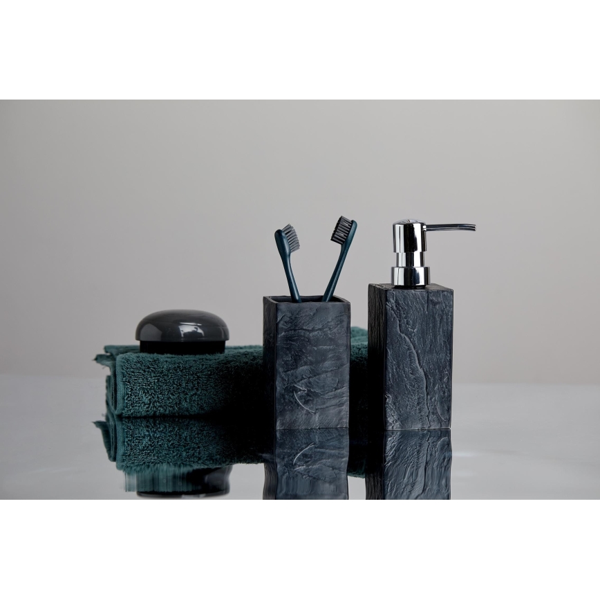 WENKO 17921100 - Диспенсър за течен сапун SLATE ROCK 250 ml антрацит