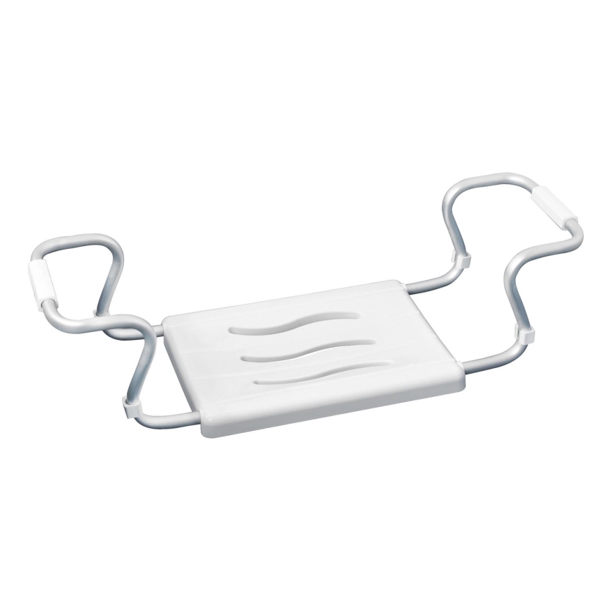 WENKO 17930100-Sедалка за вана SECURA 26x18 cm бяла/сребриста