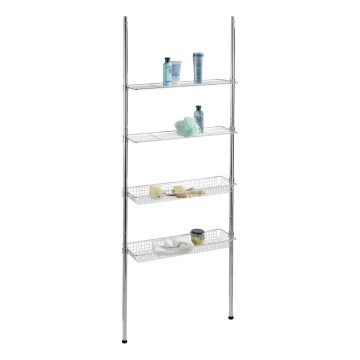 WENKO 18597100-Стелаж 71x285 cm, лъскав хром