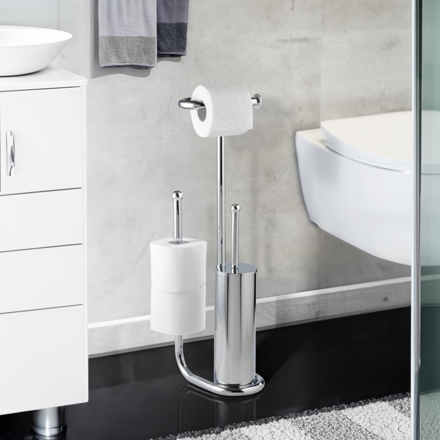 WENKO 18730100 - WC четка UNIVERSALO 20x62,5 cm, лъскав хром