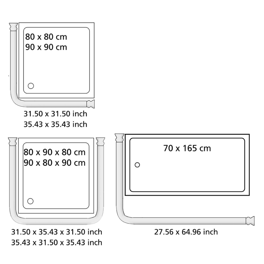 WENKO 19214100 - Прът UNIVERSAL 2x2 см бял