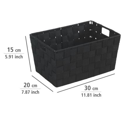 WENKO 19878100 - Кош ADRIA 30x20 см черен