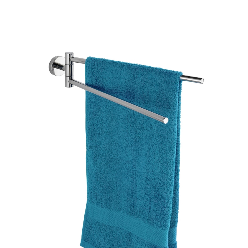 WENKO 20213100 - Държач за кърпи BOSIO SHINE 43x9 см неръждаема стомана/сребрист