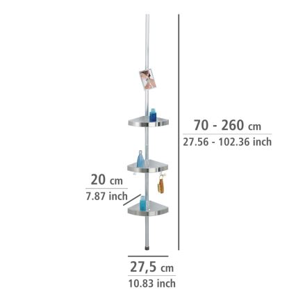 WENKO 20349100-ъглов елемент PREMIUM 27,5x260 cm сатиниран