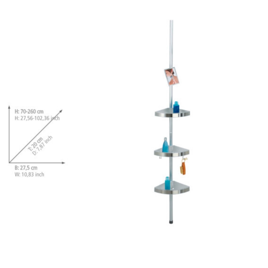WENKO 20349100-ъглов елемент PREMIUM 27,5x260 cm сатиниран