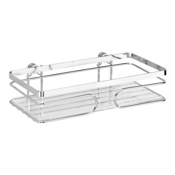 WENKO 20409100-Полица PREMIUM неръждаема стомана 24x13,5 cm неръждаема/сребриста