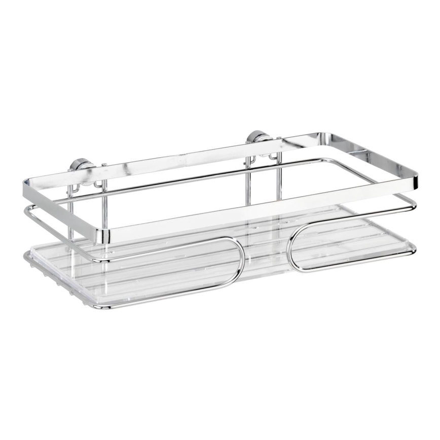 WENKO 20409100-Полица PREMIUM неръждаема стомана 24x13,5 cm неръждаема/сребриста