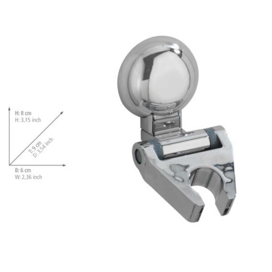 WENKO 20619100-Държач за душ FIORINA 6x9 см лъскав хром
