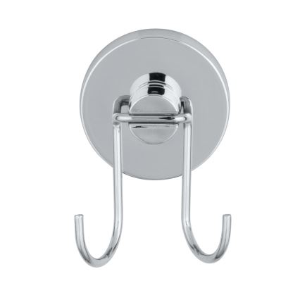 WENKO 20877100-Стъргалка VACUUM-LOC, кръгла, стоманена, 24,5x25 cm, неръждаема стомана/блестящ хром/сребрист