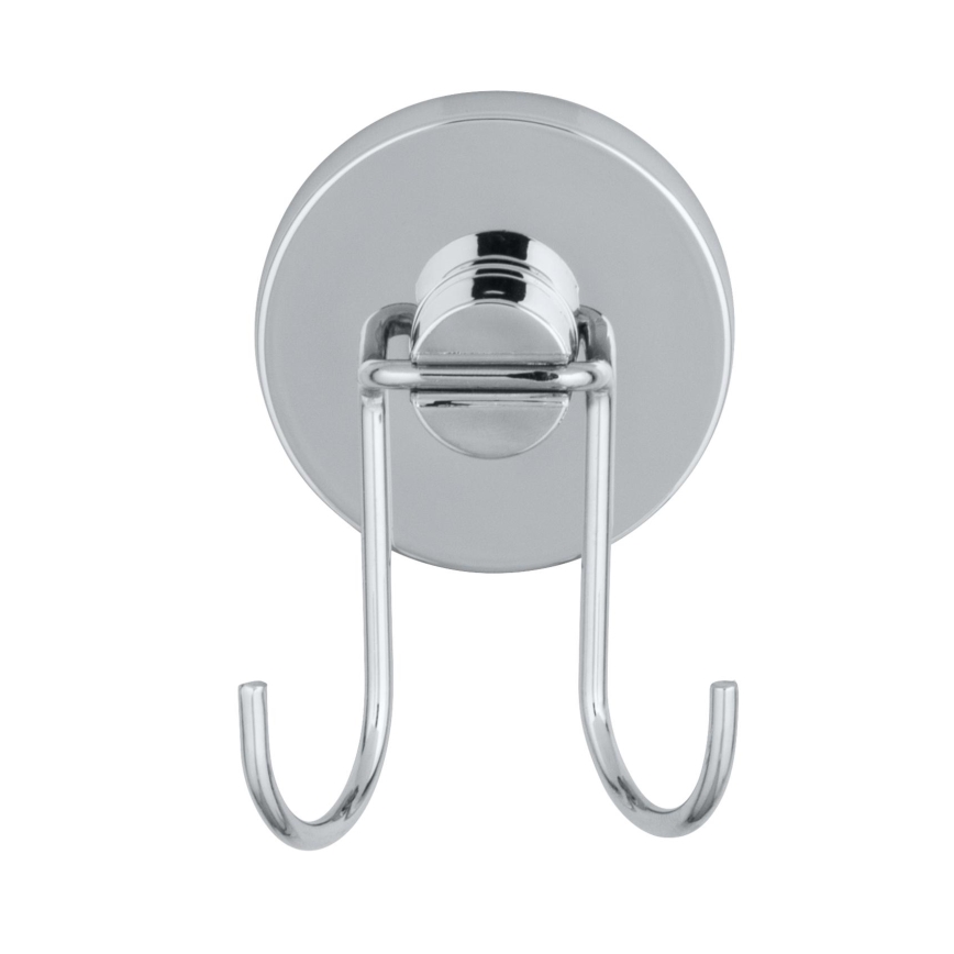 WENKO 20877100-Стъргалка VACUUM-LOC, кръгла, стоманена, 24,5x25 cm, неръждаема стомана/блестящ хром/сребрист