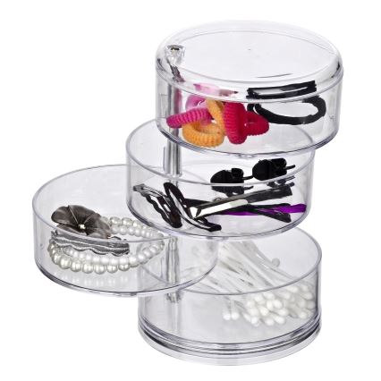 WENKO 20990100 - Органайзер TOWER 11,5x17,5 cm прозрачен