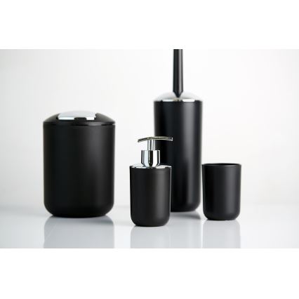 WENKO 21210100 - Четка за WC BRASIL 10x37 см черна/лъскав хром