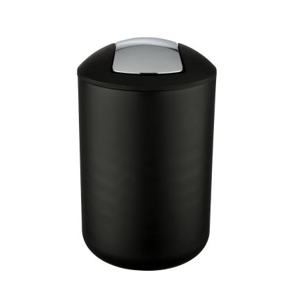 WENKO 21212100 - Кош BRASIL 19,5x31 cm черен/лъскав хром