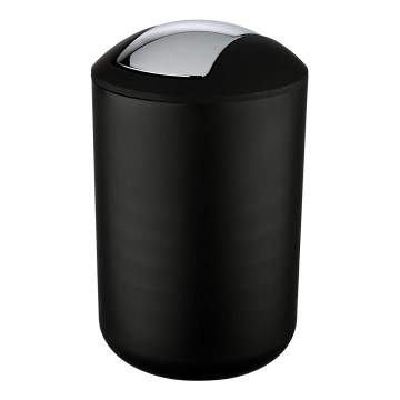 WENKO 21212100 - Кош BRASIL 19,5x31 cm черен/лъскав хром