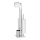 WENKO 21564100 - Четка за тоалетна RIVALTA 18x70 см, неръждаема стомана/сребрист/бял/черен