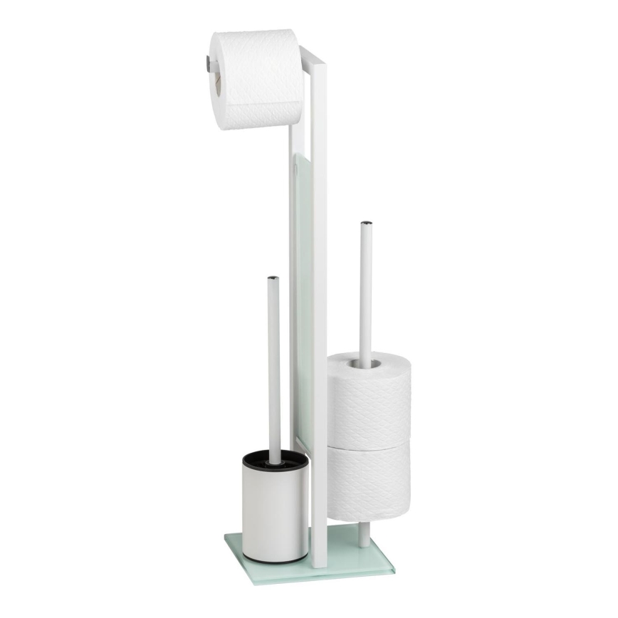 WENKO 21565100 - Четка за WC RIVALTA 18x70 см бяла/черна