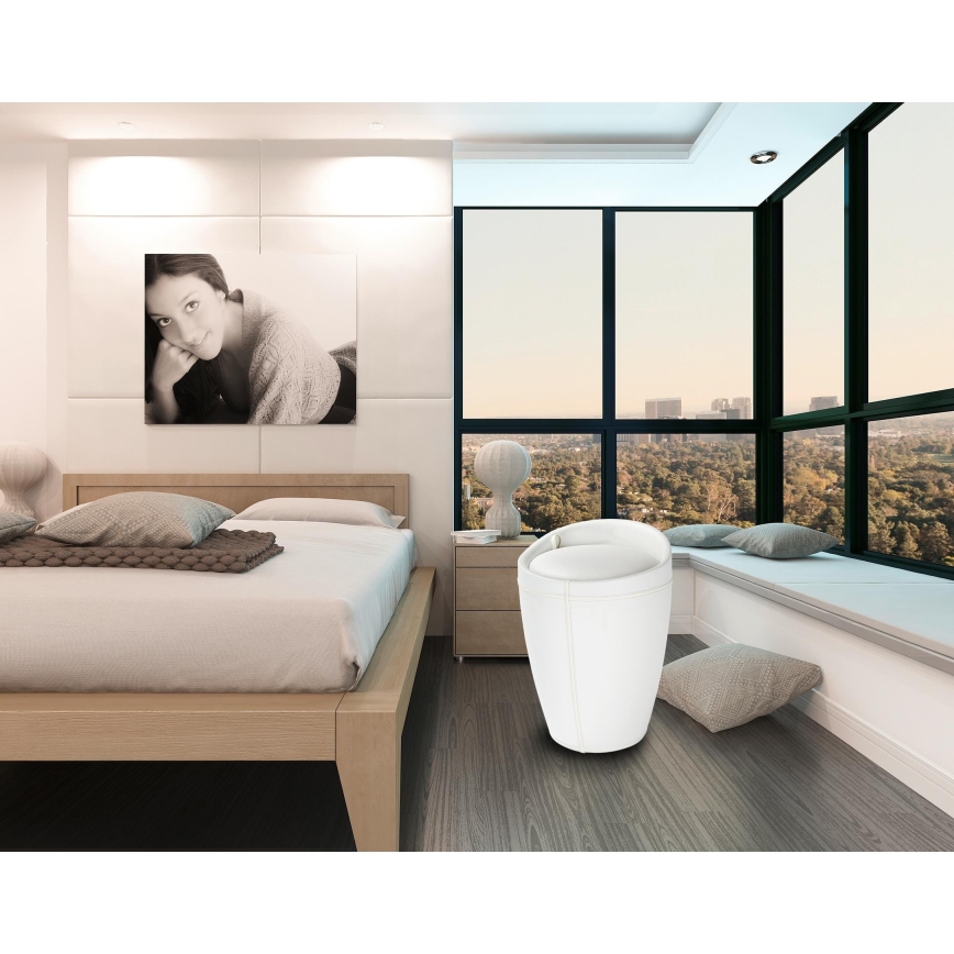 WENKO 21773100 - Табуретка CANDY 36x50,5 cm бяла/черна