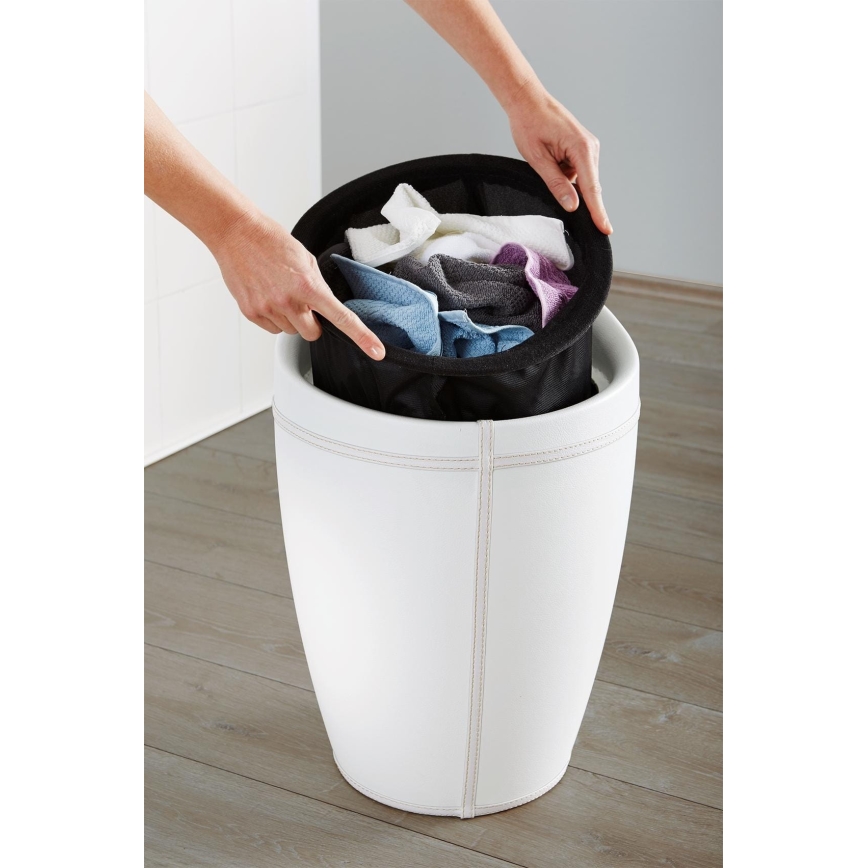 WENKO 21773100 - Табуретка CANDY 36x50,5 cm бяла/черна