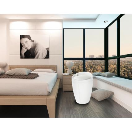 WENKO 21773100 - Табуретка CANDY 36x50,5 cm бяла/черна