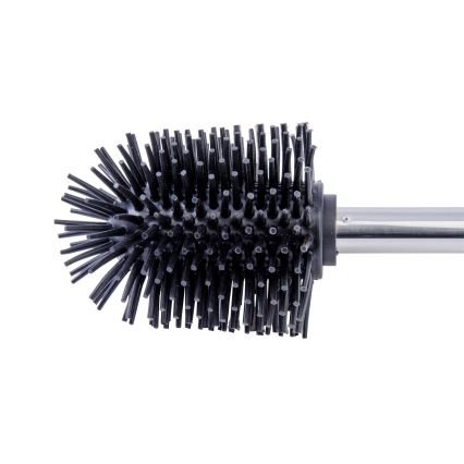 WENKO 21799100 - четка за WC 7,5x35 cm неръждаема стомана/сребриста/черна