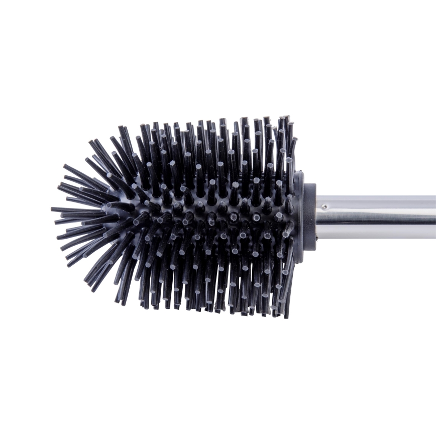 WENKO 21799100 - четка за WC 7,5x35 cm неръждаема стомана/сребриста/черна