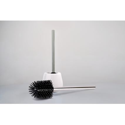 WENKO 21799100 - четка за WC 7,5x35 cm неръждаема стомана/сребриста/черна