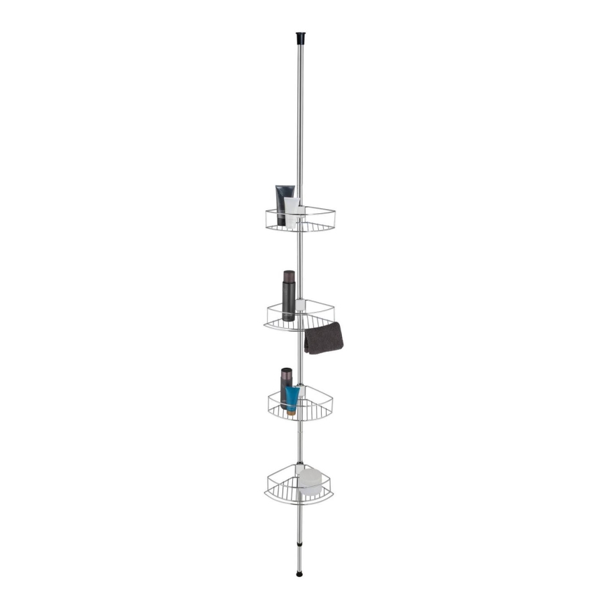 WENKO 21803100-Ъглова полица DOLCEDO 31x275 cm неръждаема стомана/лъскав хром