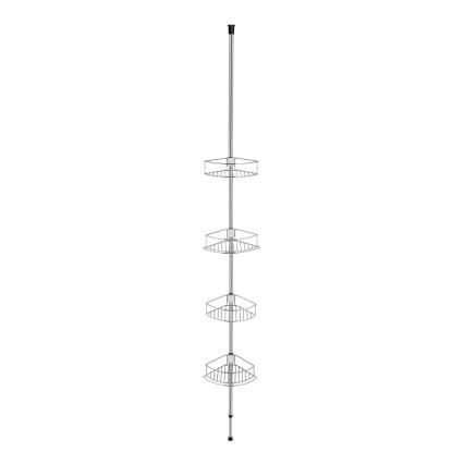 WENKO 21803100-Ъглова полица DOLCEDO 31x275 cm неръждаема стомана/лъскав хром
