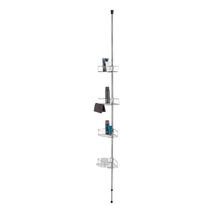 WENKO 21803100-Ъглова полица DOLCEDO 31x275 cm неръждаема стомана/лъскав хром
