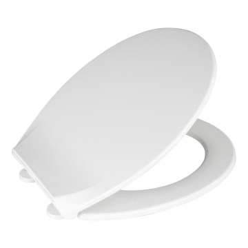 WENKO 21901100-WC седалка KOS 44x37 cm бяла/сребърна