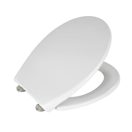 WENKO 21903100-WC тоалетно седало SAMOS 44,5x37,5 cm бяло/сребристо
